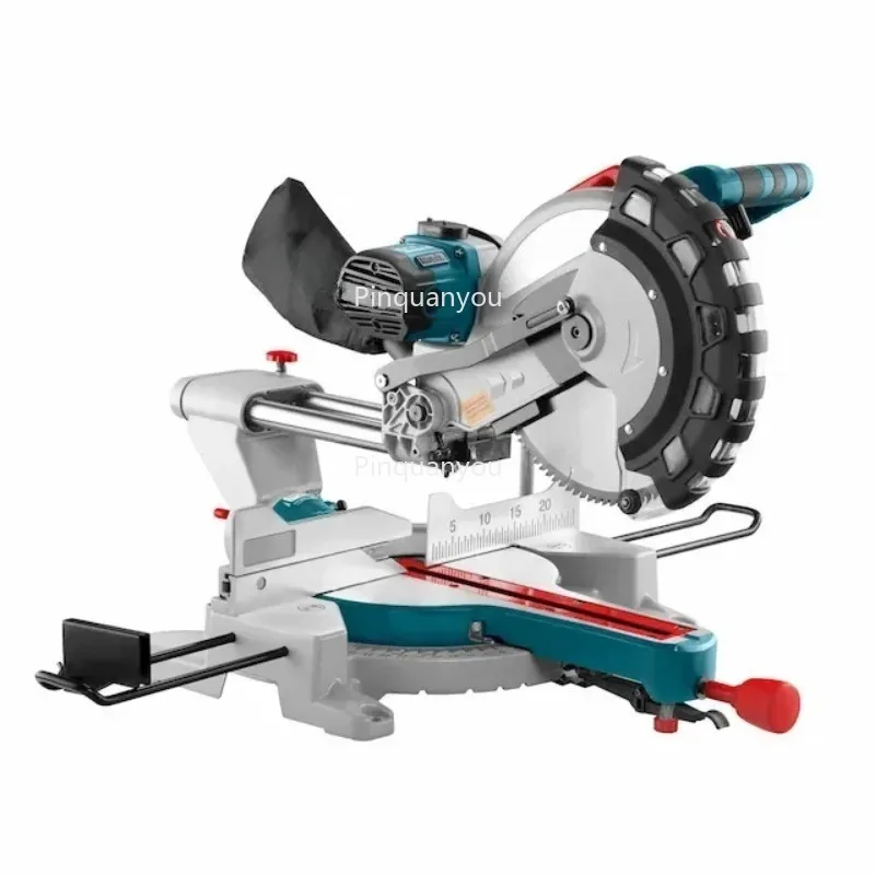 Para ronix 5303 serras de energia 2000w 305mm sem escova composto madeira cuuting viu máquina azul oem serra de esquadria deslizante 2 peças 50hz