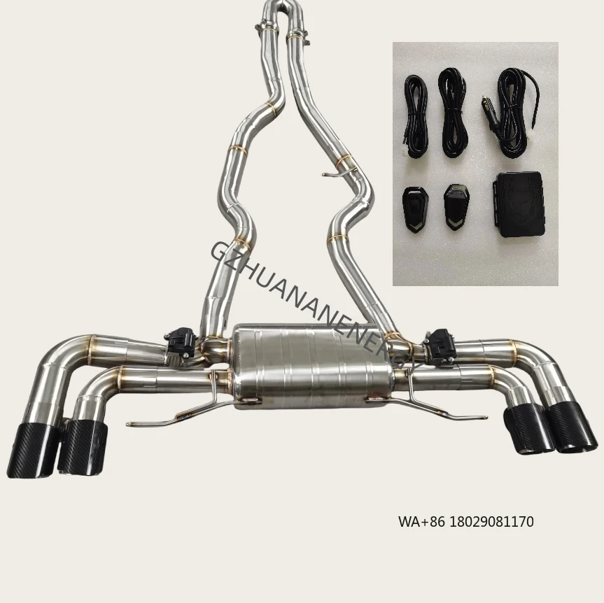 

Выхлопная система Valvetronic Catback из нержавеющей стали SS304 с дистанционным управлением для M240i G42 B58 3.0T по заводской цене