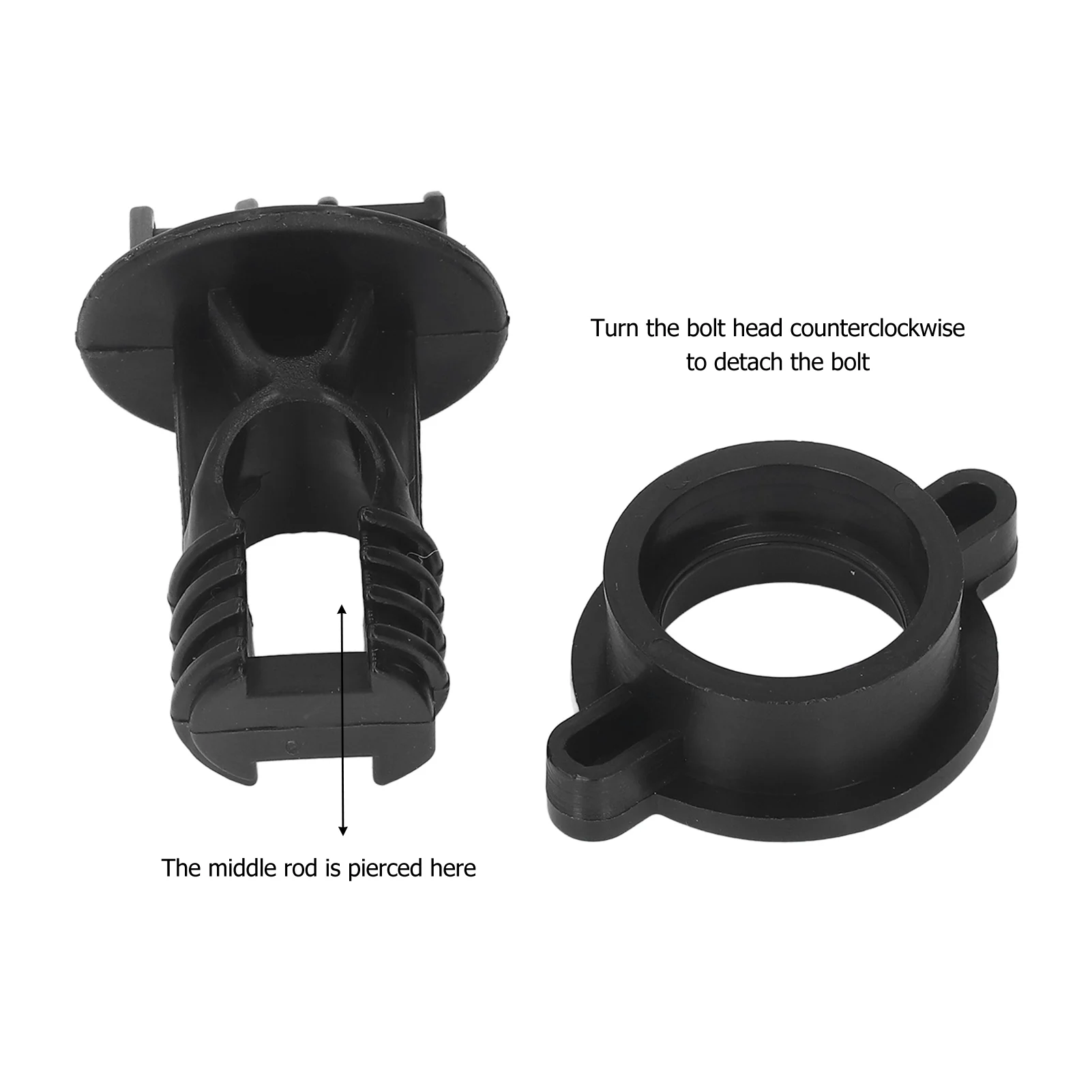 Electric Fence Insulator Insulator ABS 55mm Length 48mm Width  Type Insulators for Electric Fence Agricultural Garden view 3
