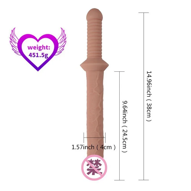 Large penis with handle  simulated dildo  fake dildo  female masturbator adult sex toy