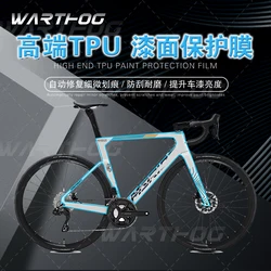 Bicycle Scratch-resistant TPU Transparent Protective Film For Road Bike MERIDA REACTO 6000 4000 48 50 52 Yards 7.5mil 10mil