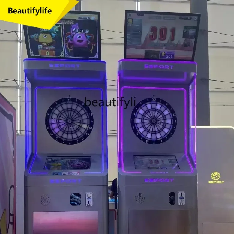 A49 Global Networked Dart Machine Computer Target Plate Coin Tank Dart Machine
