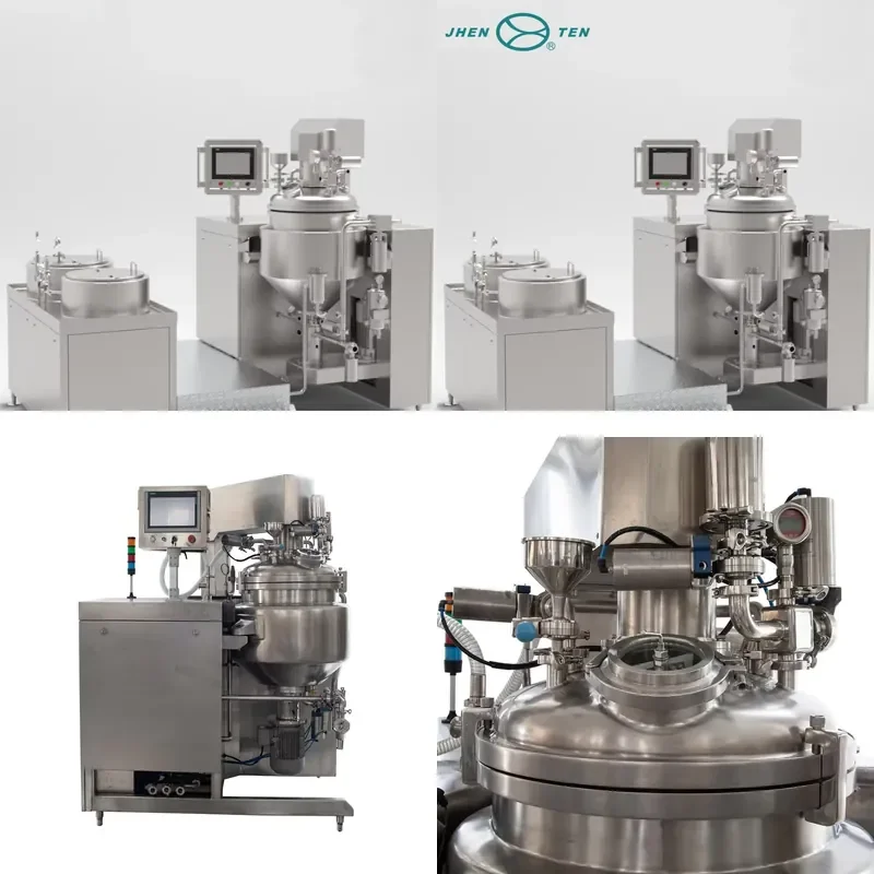 Recycling Machine 2026 Industrial Homogenizer Mixer Filling Machine 100L Vacuum Processing Unit Mixing tank for Emulsion