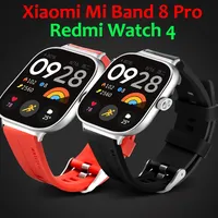 Miband 8 Pro Strap  for Xiaomi mi band 8 pro band Replacement Silicone Sport Smart Wristband Bracelet correa redmi watch 4 Strap