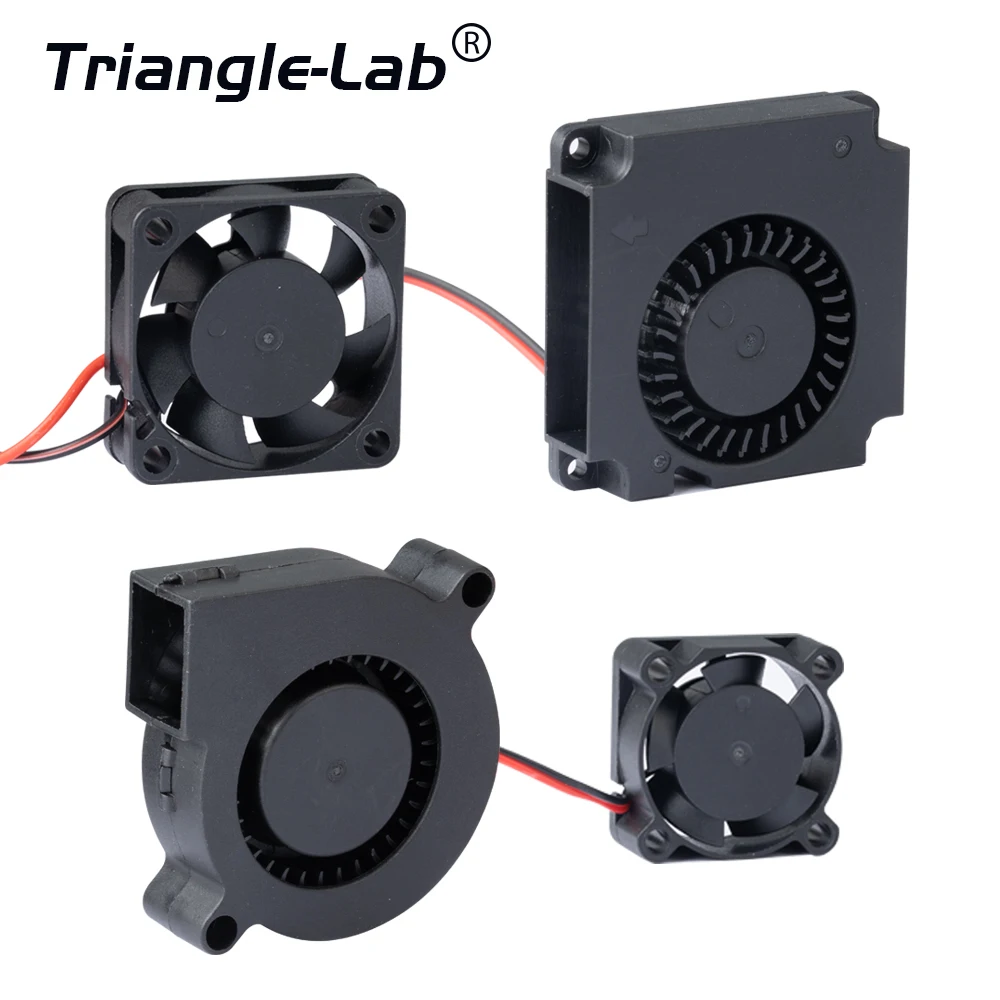 Trianglelab 12 В/24 В 2510 вентилятор 3010 вентилятор 4010 вентилятор 4020 вентилятор 5015 Высококачественный вентилятор охлаждения с шарикоподшипником для 3D-принтера