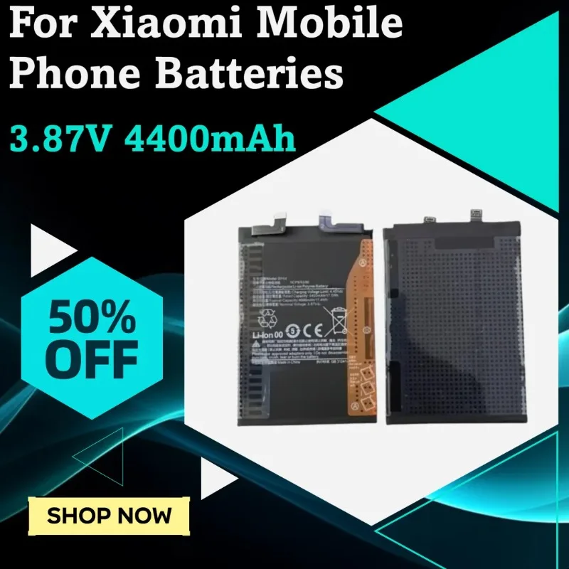 

3,87 В 4400 мАч BP44 BP4E BP4P BN4F Аккумулятор для мобильного телефона Xiaomi Civi1S Civi 2 Civi 3 Civi4pro