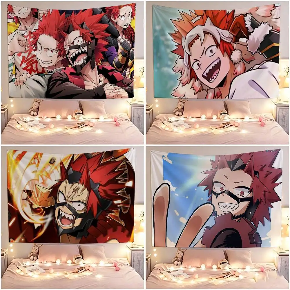 My H-Hero K-Kirishima Flags Wall Hanging Tapestry Outdoor Garage Room Decorative flag Background Blanket