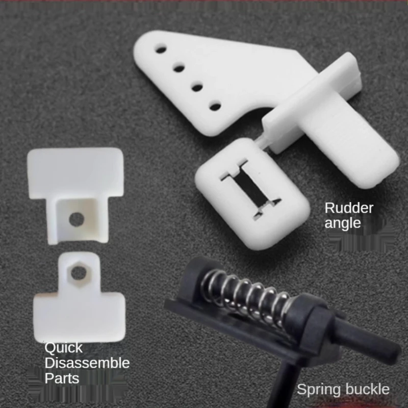 

4-Hole Control Horns for RC Model Aircraft Parts with Spring Clips for Fuselage and Cowling