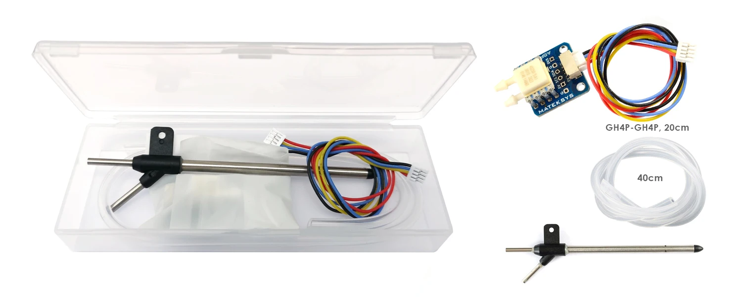 MATEK ASPD-4525 Digitaler Luftgeschwindigkeitssensor, DC 4~6V, für F405 F411 F772 H743-Wing Flugsteuerungen, ArduPilot und INAV. – Detail 8