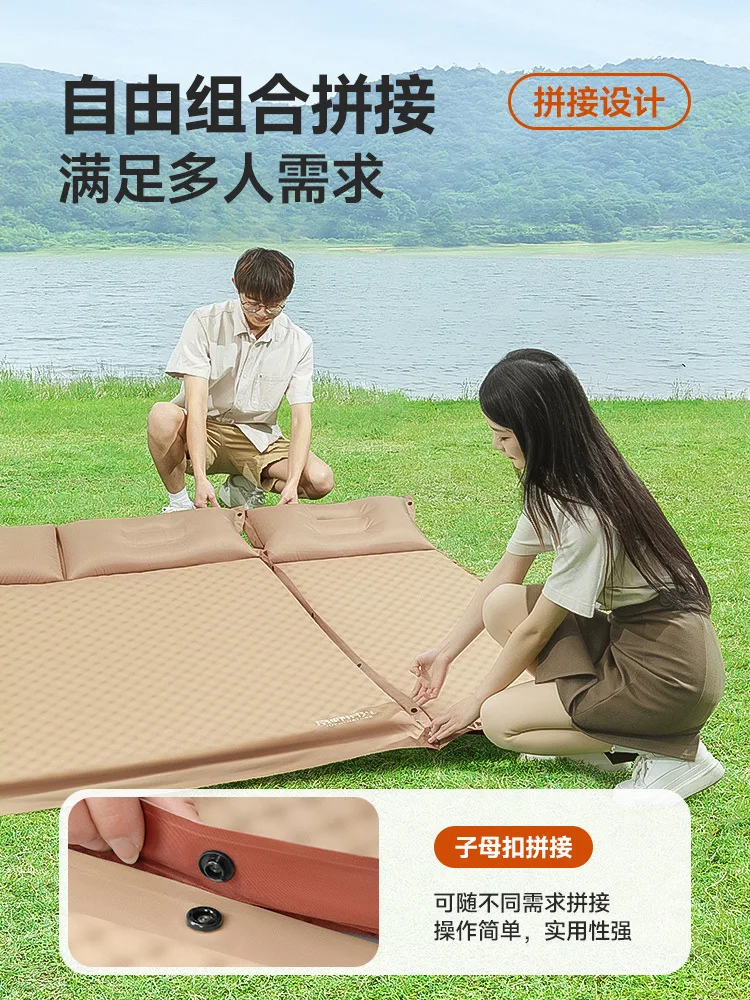 

Auto-Inflation Air Mattress Outdoor Camping Portable Floatation Bed Household Floor Shop Mattress Camping Moisture-Proof Tent Fl