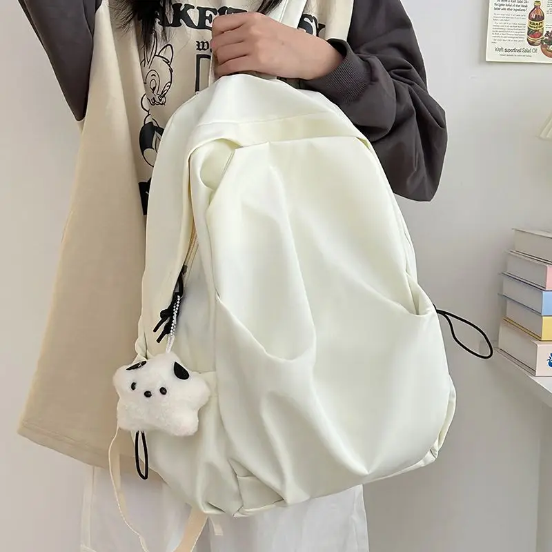 Mochila escolar de viaje de gran capacidad para estudiantes de secundaria, versión coreana, mochila informal para estudiantes universitarios que combina con todo