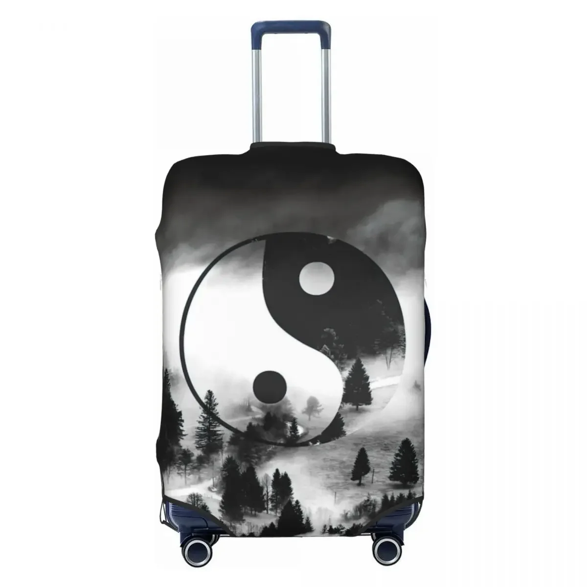 Forest Print Luggage Protective Dust Covers Elastic Waterproof 18-32inch Suitcase Cover Travel Accessories