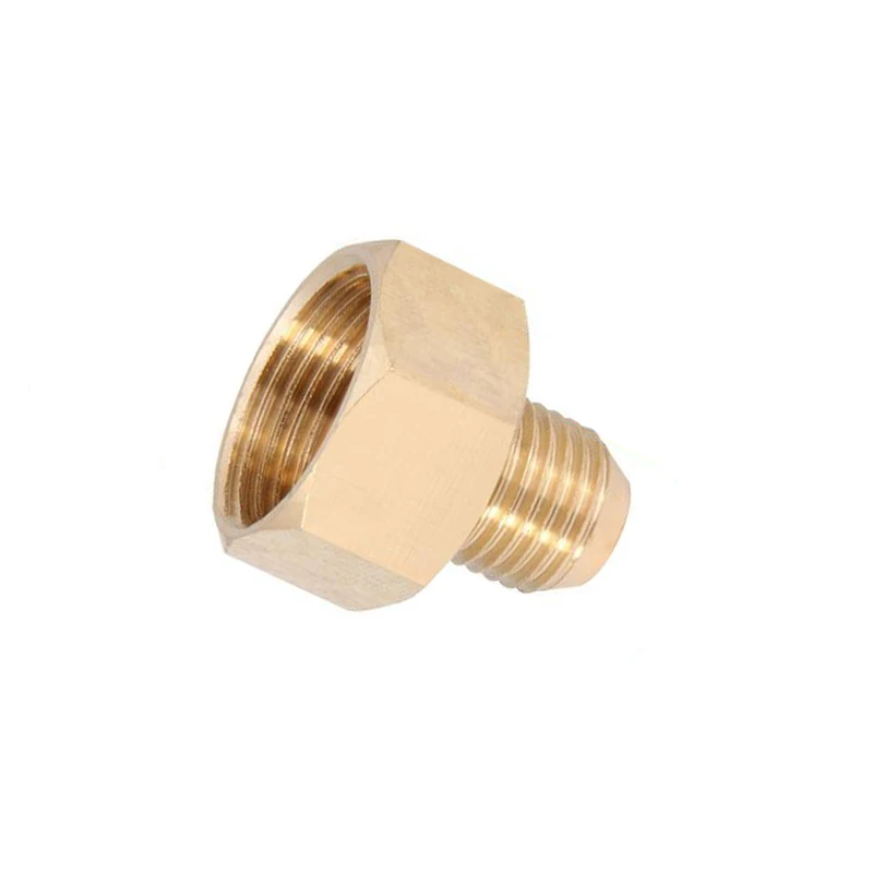 Female M22 to M14 Male Adaptor Pressure Washer Gun Hose Connector Brass Fitting