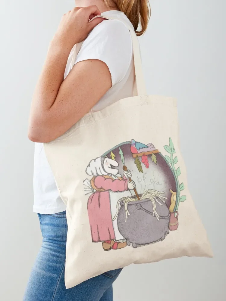 

Strega Nona Spaghetti Tote Bag canvas bags cloth bag woman shoping bag Canvas for women