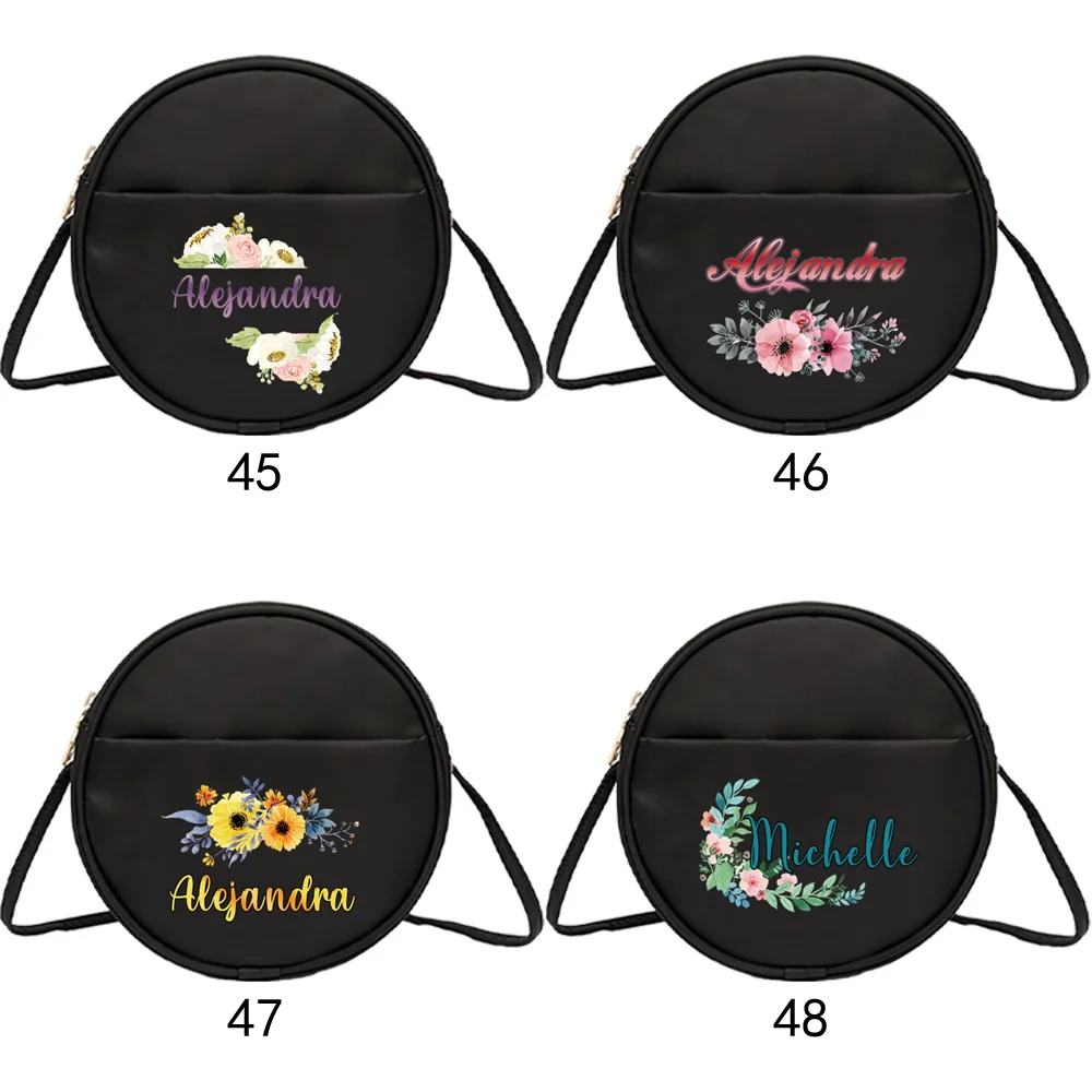 Runde Umhängetasche Handy Aufbewahrungstasche Handtasche Mini Umhängetasche