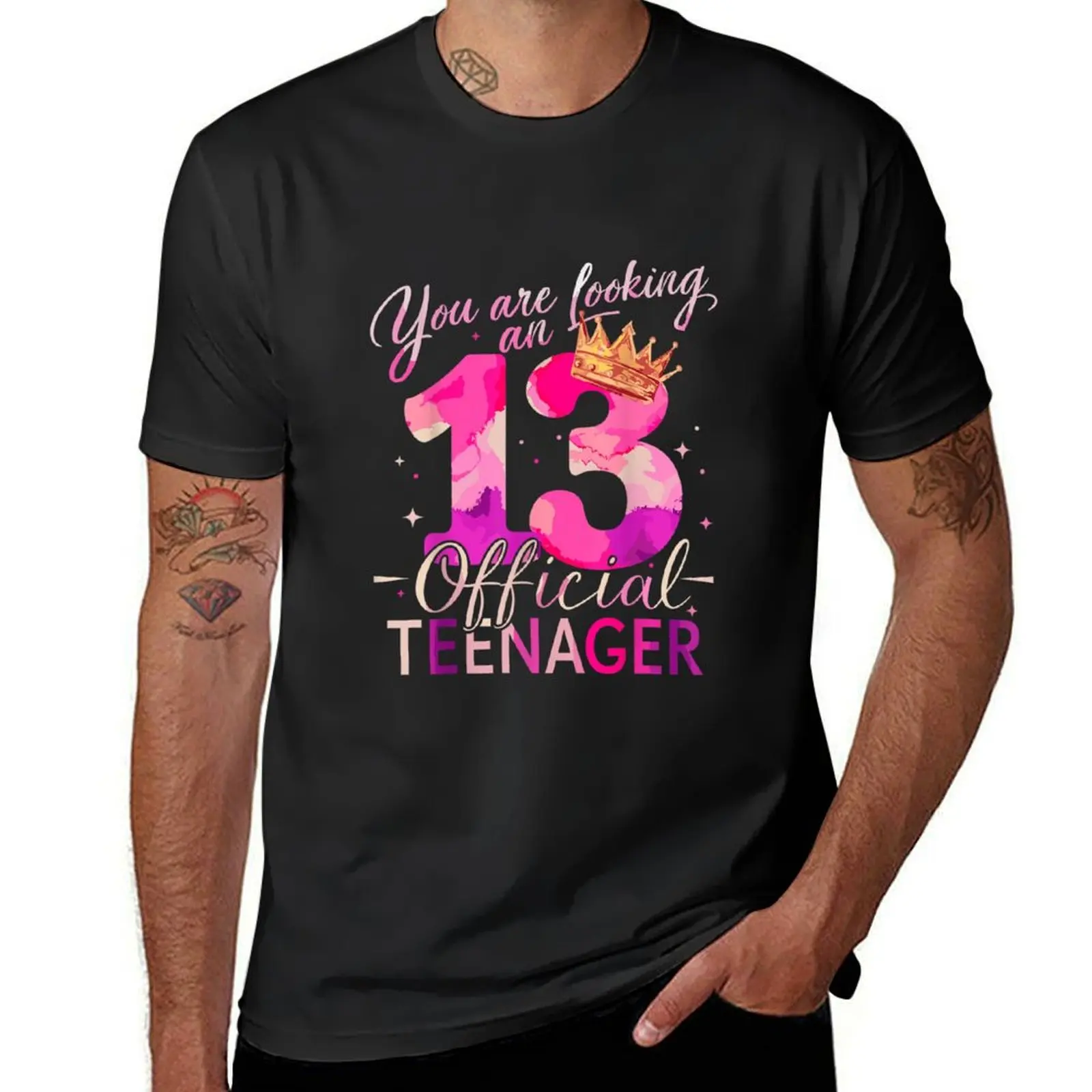 You Are Looking An 13 Years Official Teenager Shirt For Girl, 13Th Birthday Gift For Daughter T-Shirt