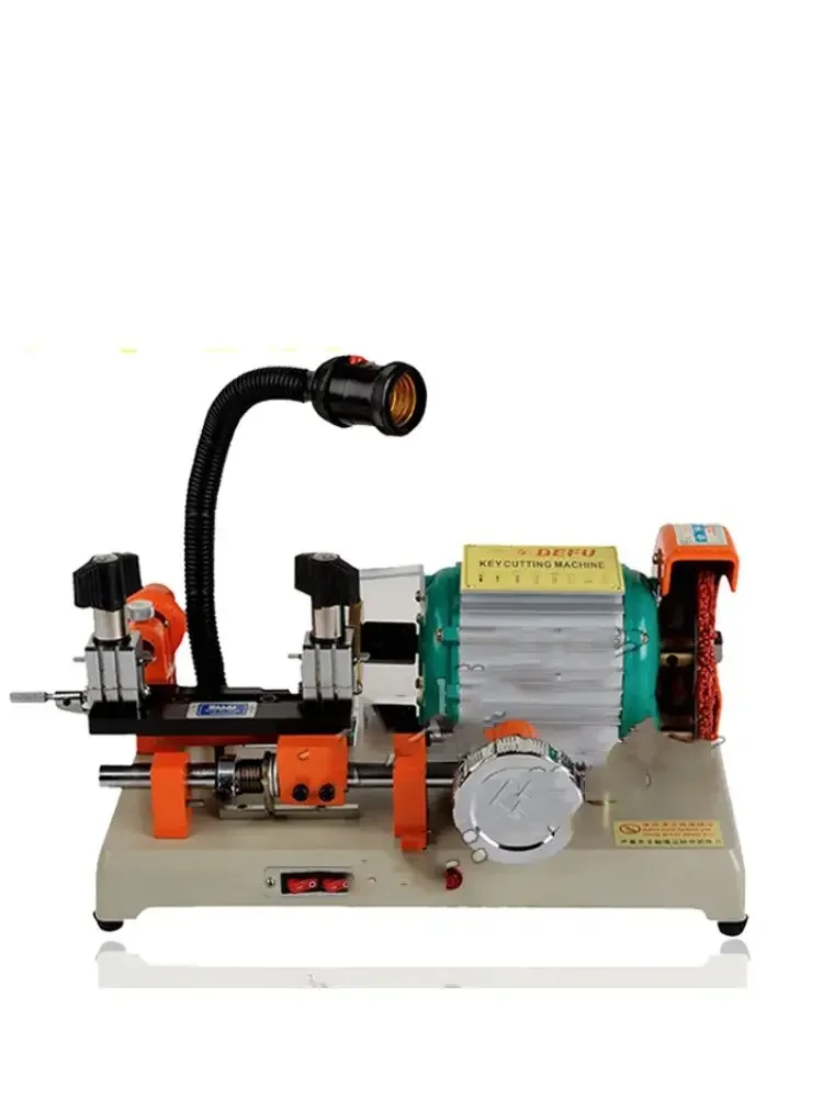 Nieuwe 220VHorizontale Sleutel Snijmachine Met Sleutel Snijmachine Handleiding Mes Met Fijnafstelling Gids Pin Sleutel Dupliceermachine - afbeelding 2