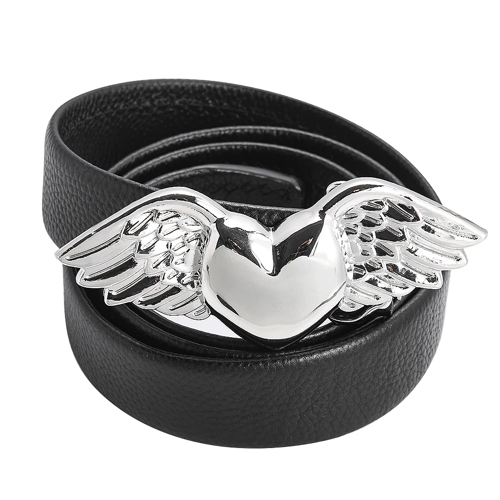 

Creative Love Heart Wings Alloy Belt Buckle for Men Women Couples Waistband Components Western Belt Buckle Valentine's Day Gifts