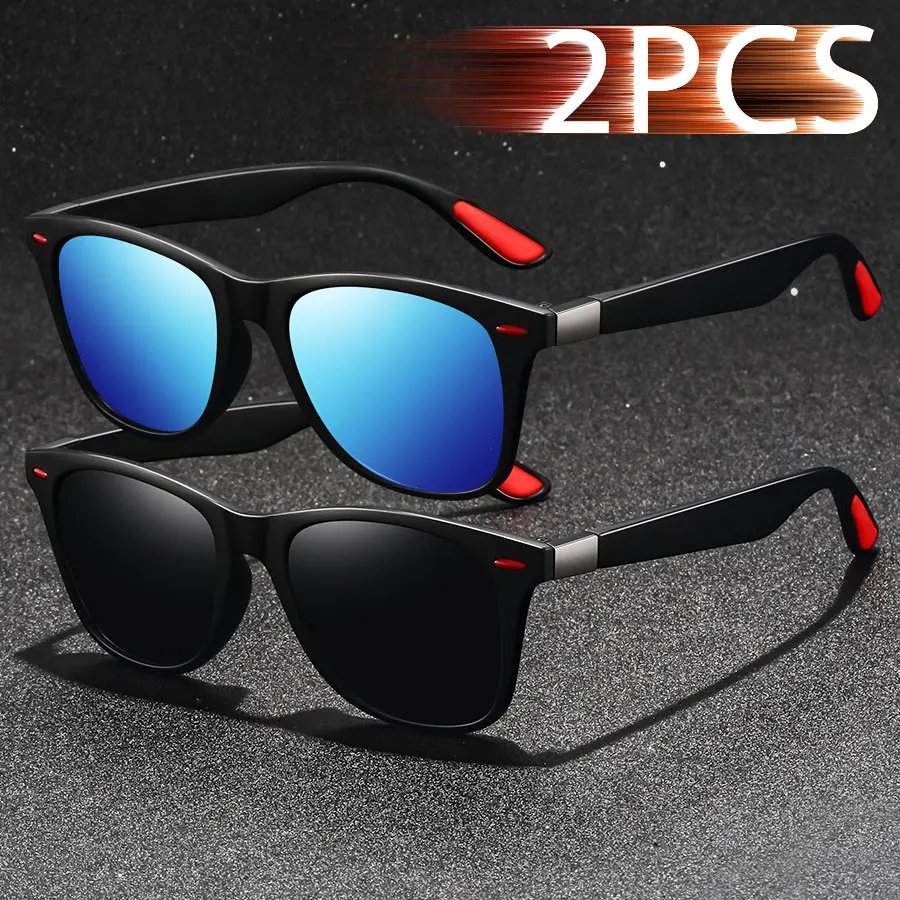 

2PCS Fashion square protective goggles Men Women Mountaineering Hiking Colorful Trendy Lightweight Outdoor Goggles UV400 Eyewear