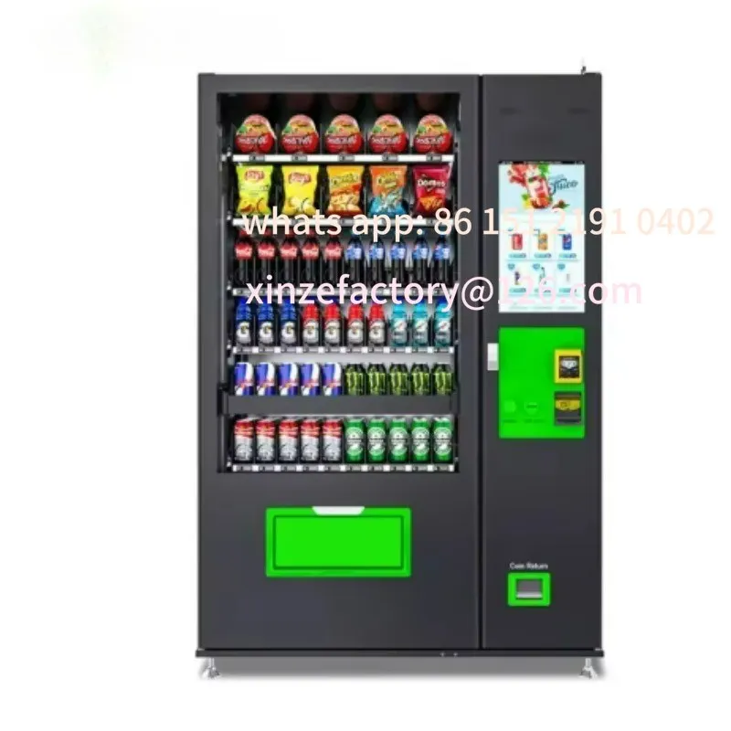 Distributori automatici self-service personalizzabili 24 ore Best Seller Distributori automatici di bevande fredde per alimenti automatici con grande capacità