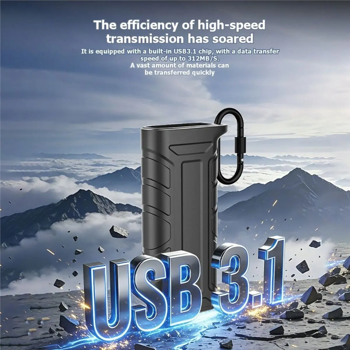 OKgood Multi-Functional High-Speed Card Reader SD/TF/Flash Transfer Card Carrying Case for Cameras Smartphones Computer Tablet