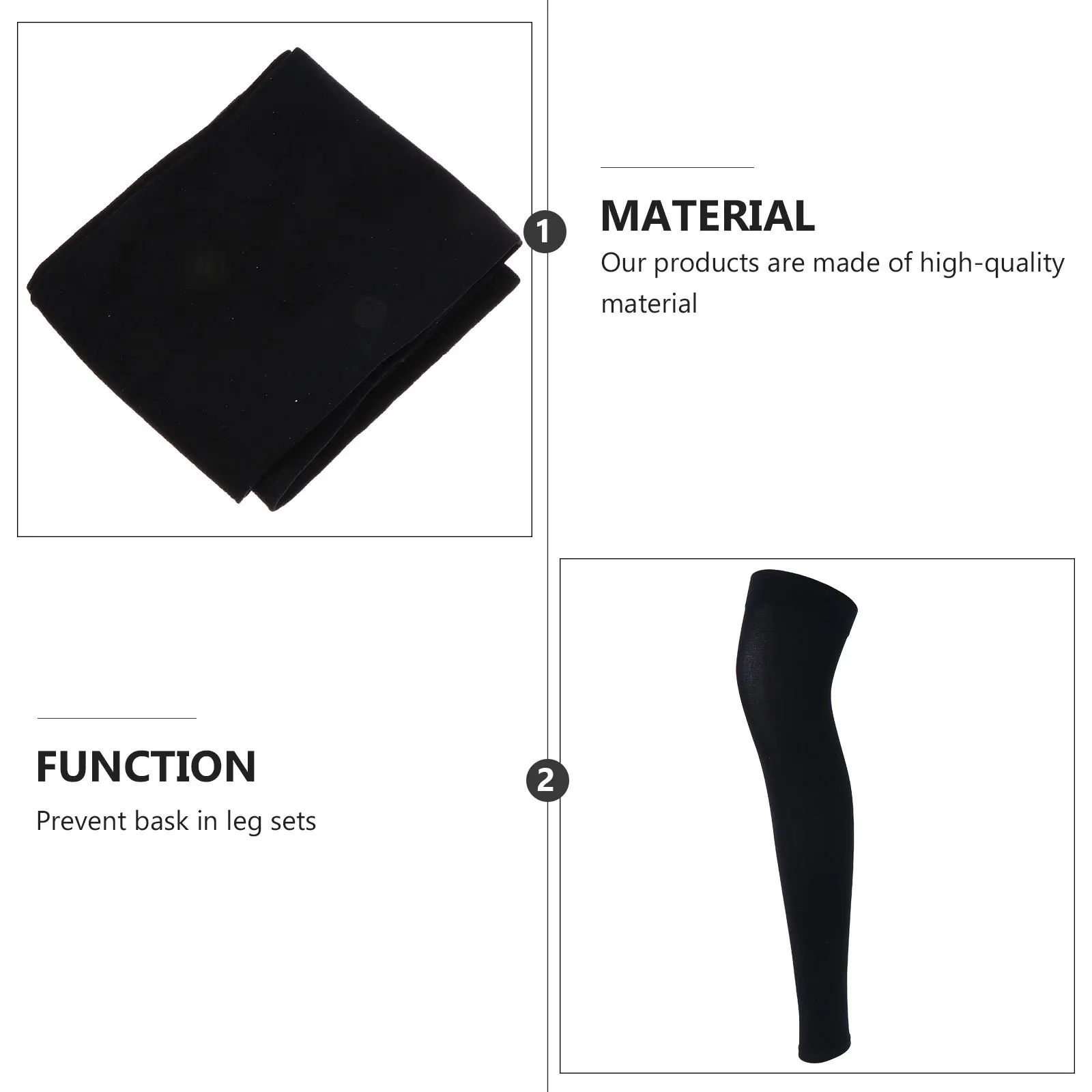 

2 Pcs Leg Sleeves for Men Legs Protectors Outdoor Sports Kits Cycling Sun Protection Guards Summer Sunscreen Ice Silk