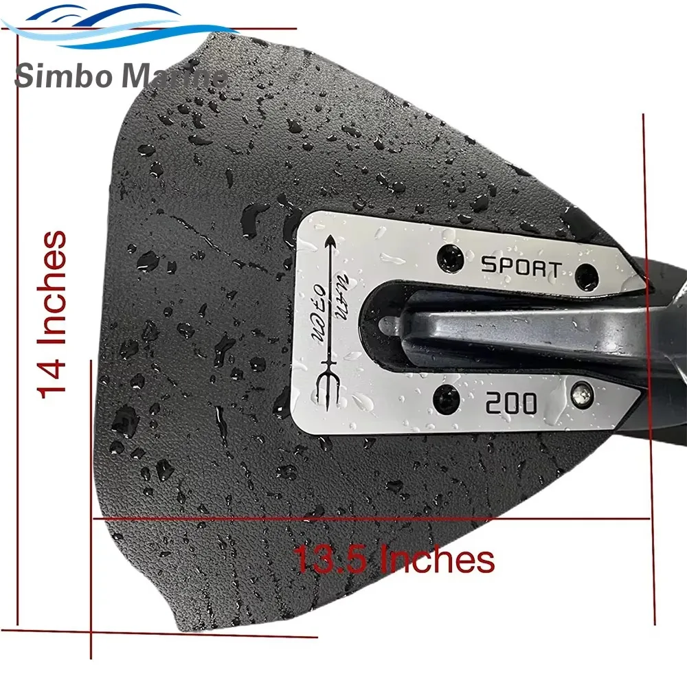 Sport 200 Whale Tail Hydrofoil Stabilizer For 8 to 40HP Fits Boat Outboards Yamaha Mercury Johnson Honda Tohatsu Suzuki