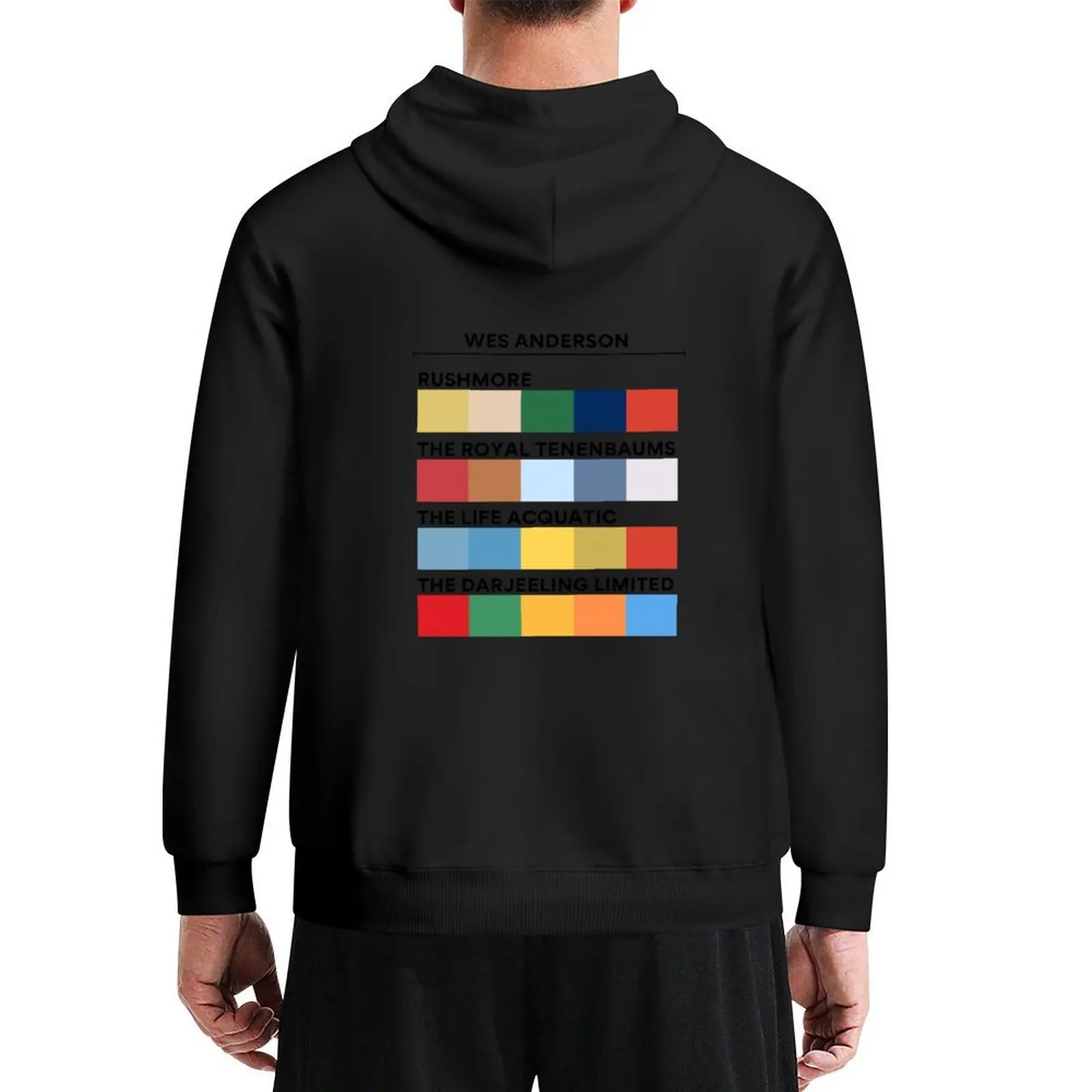 

Wes Anderson Color Palettes Hoodie men's coat men's winter sweater men's sweat-shirt autumn new products graphic hoodies