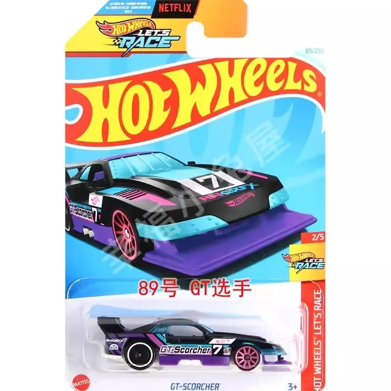 Original Hot Wheels Car Let\'s Race Diecast 1/64 Toy for Boy HW Ride Ons Mega Bite Art Car Vehicle Model Colletcion Birthday Gift