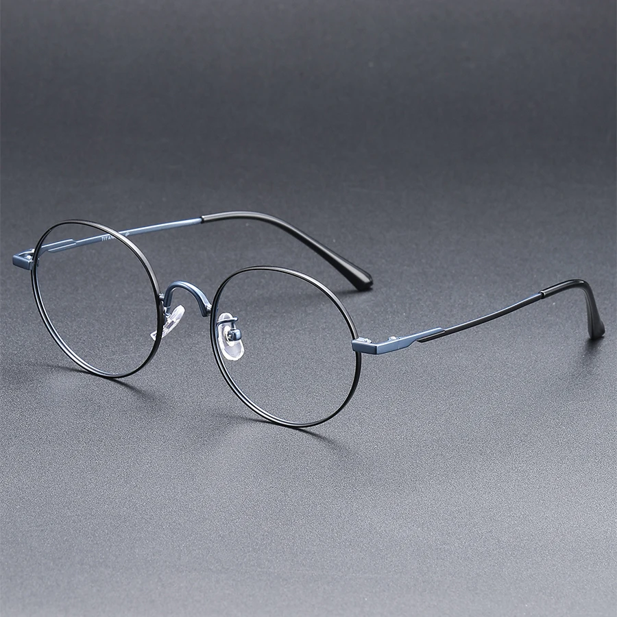 

Сверхлегкая круглая рама из чистого титана, повседневная и модная, подходит для повседневного ношения