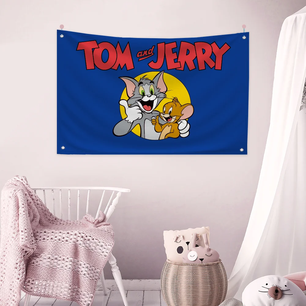 Room Decoration Jerrys Hanging Flags Garden Flag Banner Small Hand-held Flag Wall Decor The T-tom and Home Decor Items Tapestry