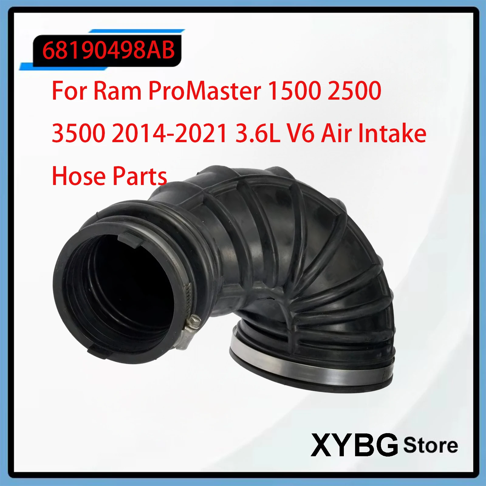 Engine Air Intake Resonator Duct Tube 68190498AB For Ram ProMaster 1500 2500 3500 2014-2021 3.6L V6 Air Intake Hose Parts