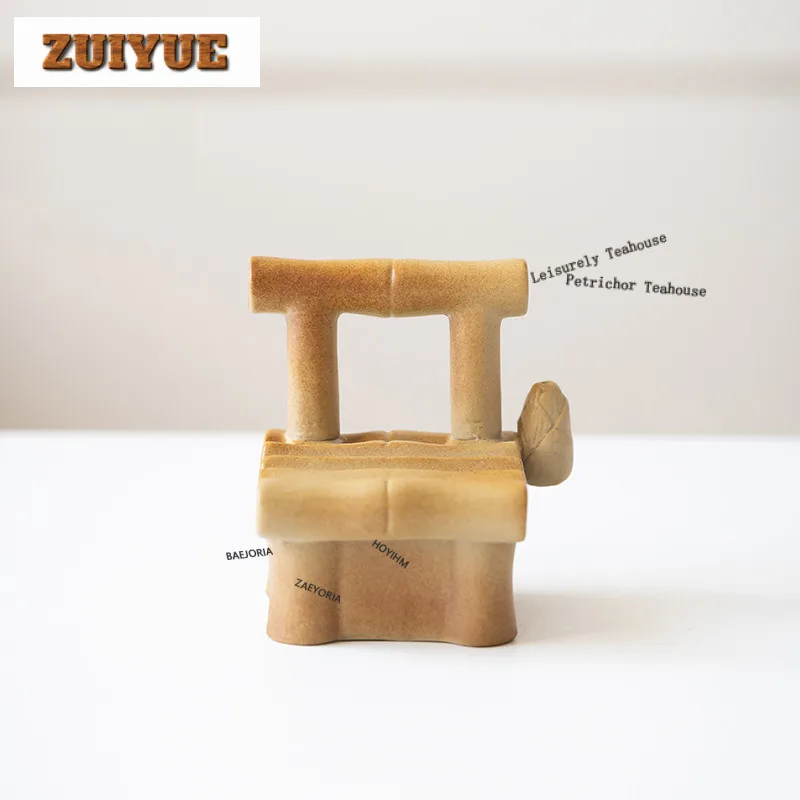 Coarse Pottery Seat-shaped Incense Holder Water Fountain Decoration Incense Burners Consecrate Censer Tableware Decoration Craft