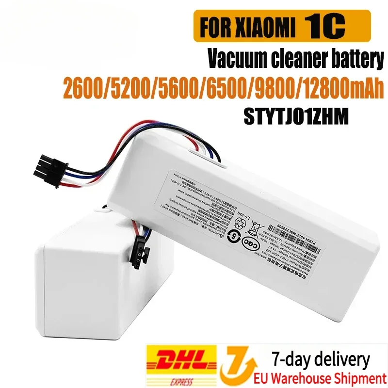 

100% Original Replacement Battery For Xiaomi Robot 1C P1904-4S2P-MM Mijia STYTJ01ZHM Vacuum Cleaner Sweeping Mopping Robot G1