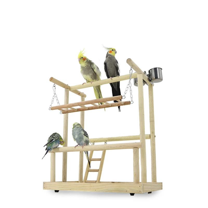 K5DC Parrot Playstand Perch Gym Bird Gym Parakeets Toy Bird Toy Birdcage Stands Bird Playground Bird Perch Stand Parrot Stand