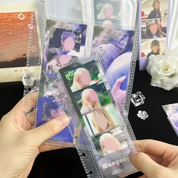 Photo Album For Idol Card Collection Binder Photocards Holder Mini Film Collect Book Life Four Cut Album Gift