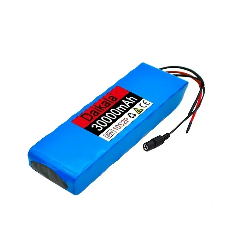 10S2P 36V30000mAh Rechargeable Lithium Ion Battery 42V 500W, Used for Bicycles, Scooters Electric Motorcycle