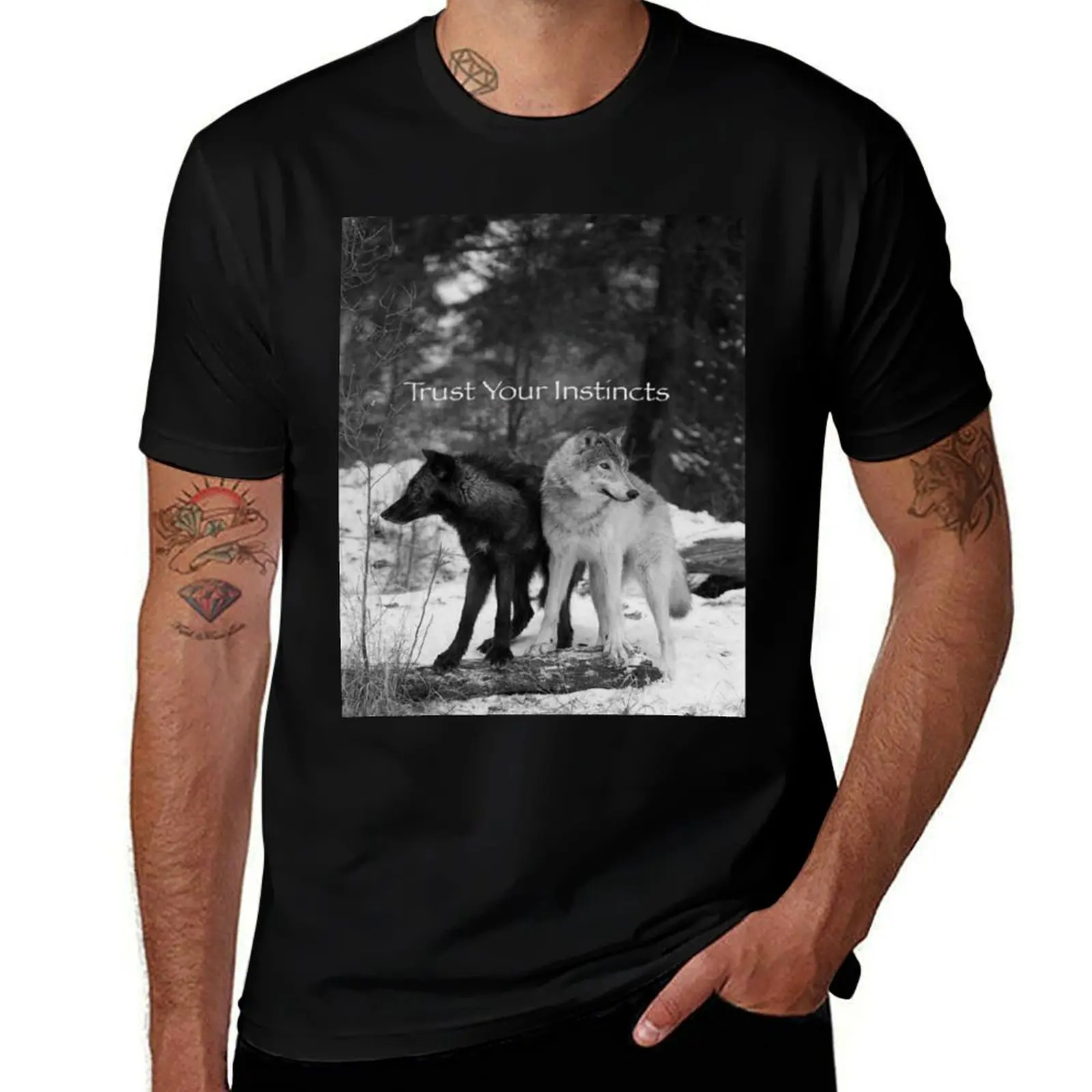 Trust Your Instincts T-Shirt Quick Dry Sports Short Sleeve Tee T-Shirt