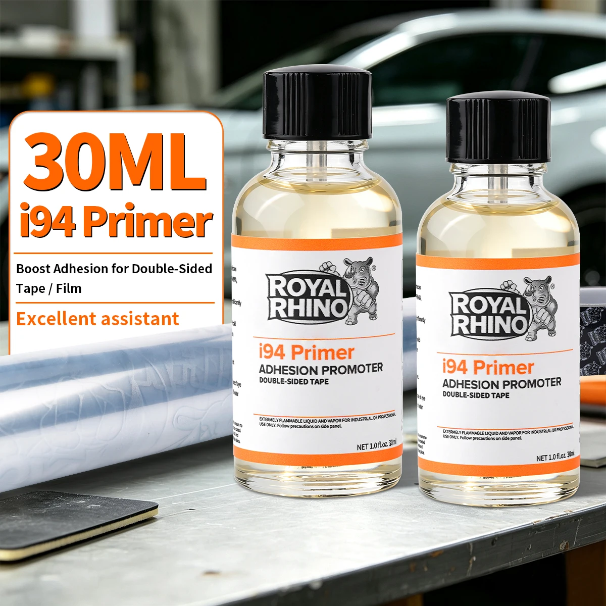 30ML I94 Adhesive Primer to Enhance Surface Adhesion for Car Primer Fix Trim Strips Door, Home Bathroom, Office Accessories