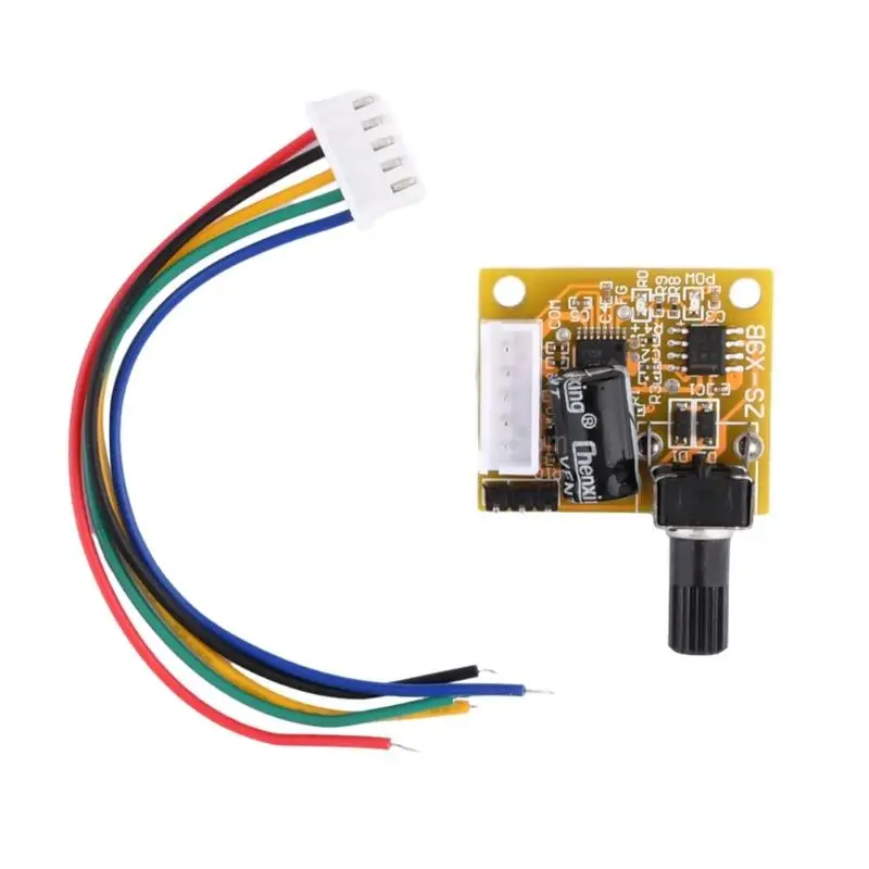 BLDC Three Phase Brushless Motor Controller Driver Speed Control Electrically Adjustable 5V-12V Board Durable