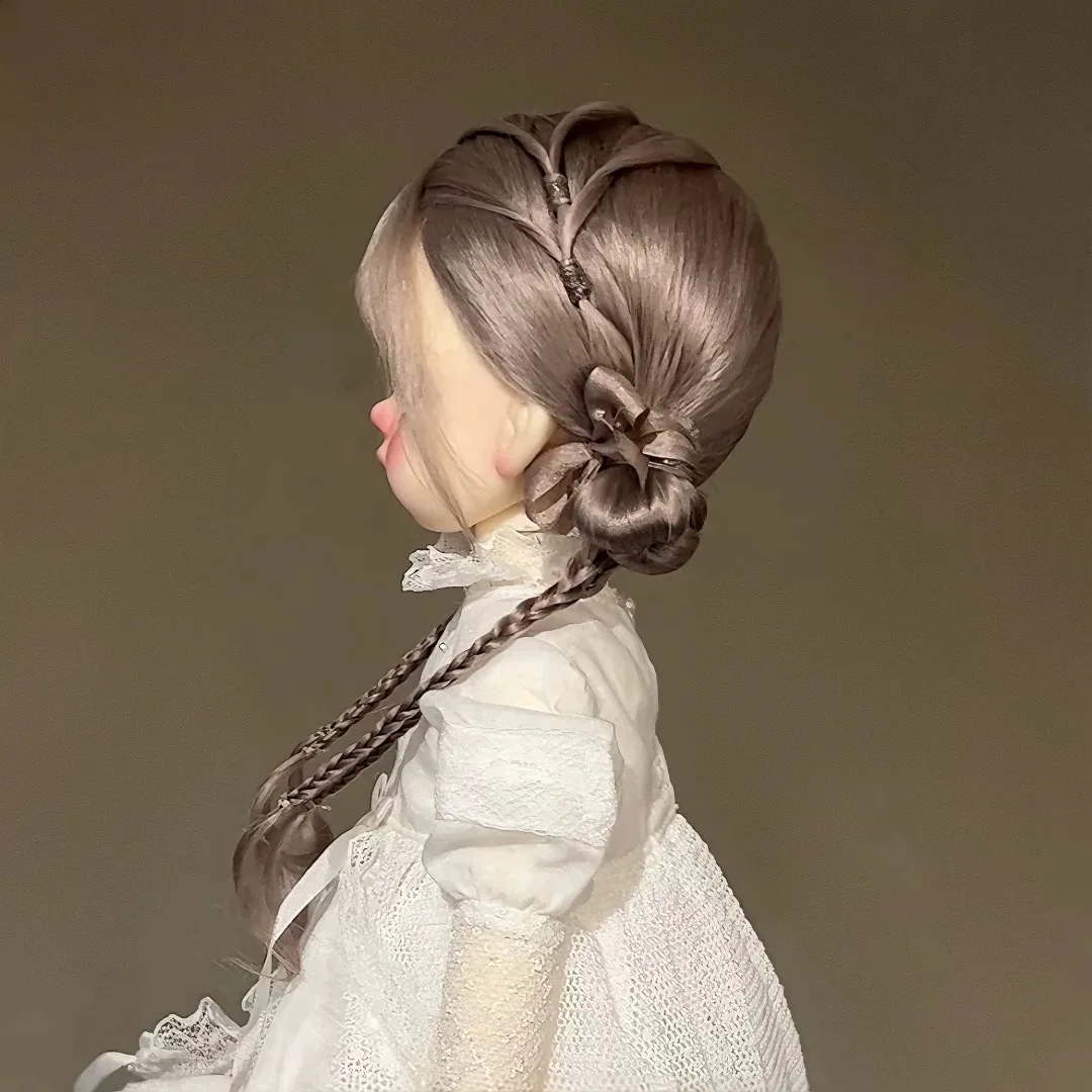 BJD Accessories Hair For Doll Limited Edition Wig Handmade 1/3 1/4 1/6 BJD Mohair Wig Free Shipping