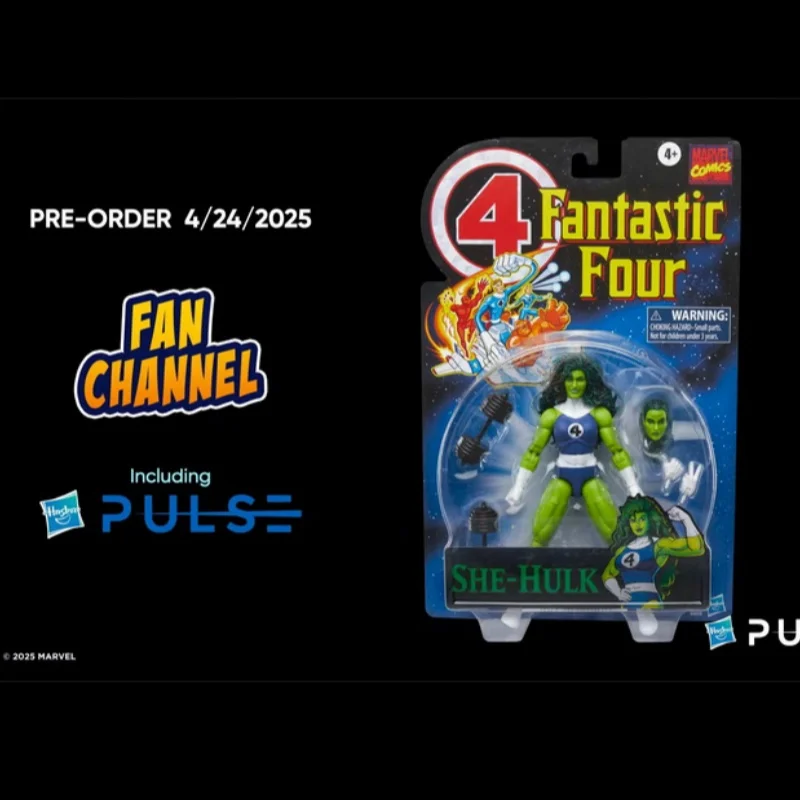 

In Stock Hasbro 6inch Legends Series Fantastic Four Comics She-Hulk Anime Action Figures Model Toys Collection Model Gifts