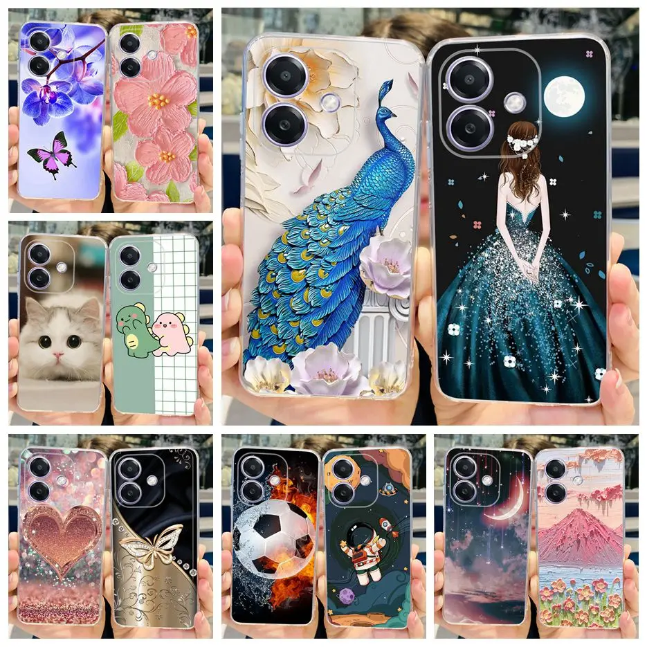 For Oppo A40 A40M Case CPH2669 New Luxury Painted Cover Liquid Silicone Phone Case For Oppo A40m A 40 OppoA40 Oppo40m Soft Shell