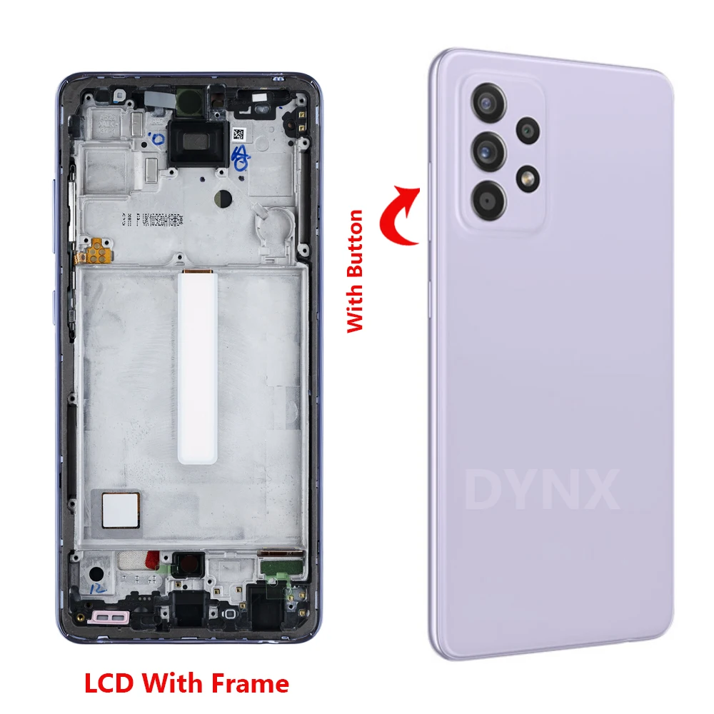 Super AMOLED A70 Display Screen For Samsung Galaxy A70 A705 A705F A705FD LCD Display Digital Touch Screen Assembly With Frame