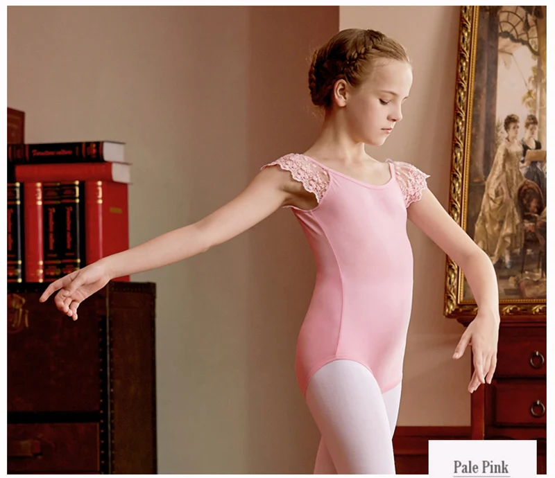 

Детский купальник для балета, новинка 2025 года, стиль, черное кружево, тренировочная одежда для балета и танцев, гимнастические танцевальные купальники для девочек