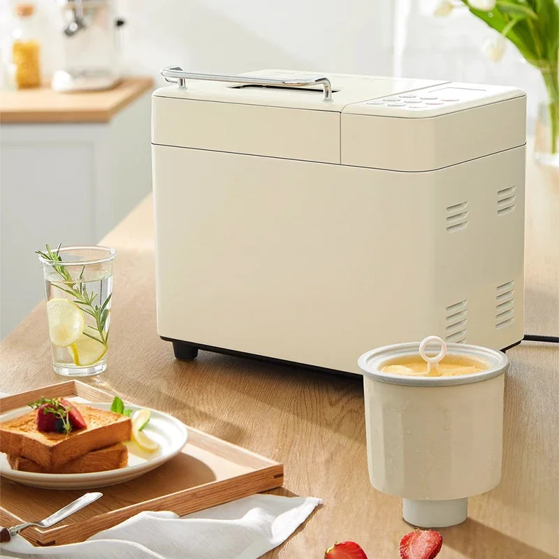 NF Home Smart Bread Maker Stainless Steel Inner Pan Ice Cream Function Dual-Tube Baking Constant Temperature Fermentation
