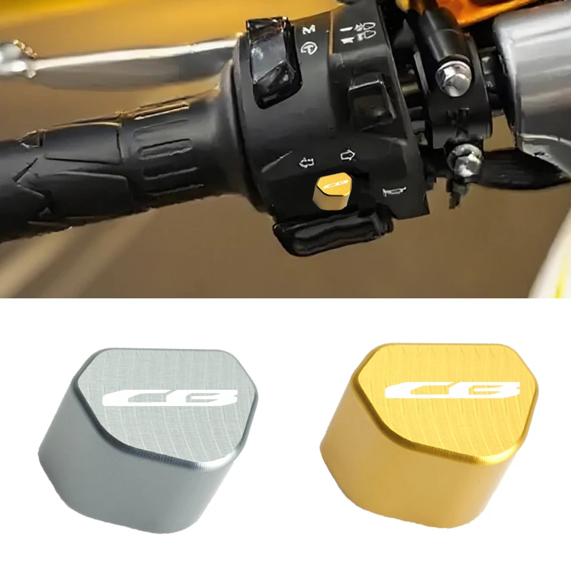 CNC Aluminum Motorcycle Button Turn Signal Switch Key For Honda CB Universal CB650R CB1000R CB650 CB1000 CB125 CB250 CB300 CB400