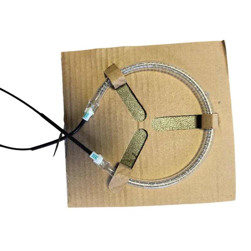 Oven Parts 220V 1300W 14cm Diameter Annular Round Halogen Heating Tube 1cm