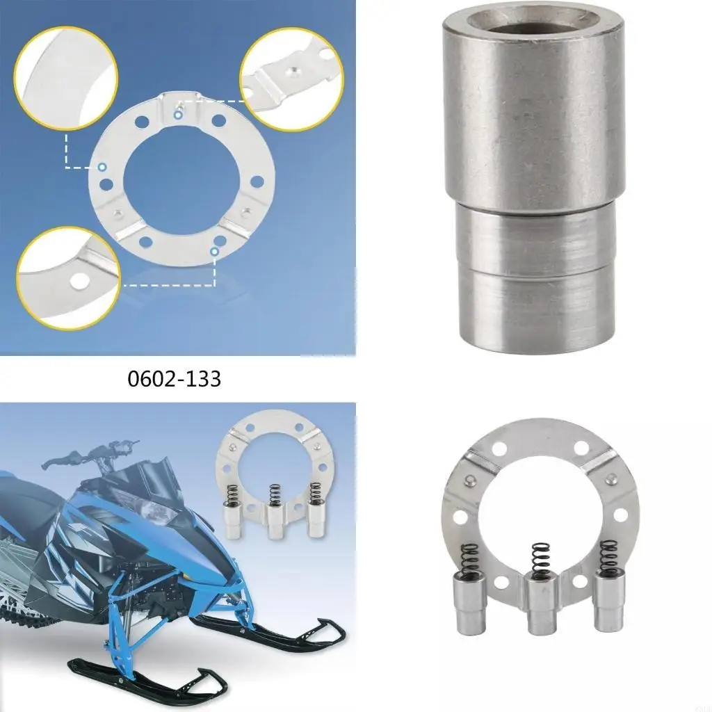 6XDF Metal Slide Pins And Spring Set For Snowmobile Maintenance, Fits Multiple Models