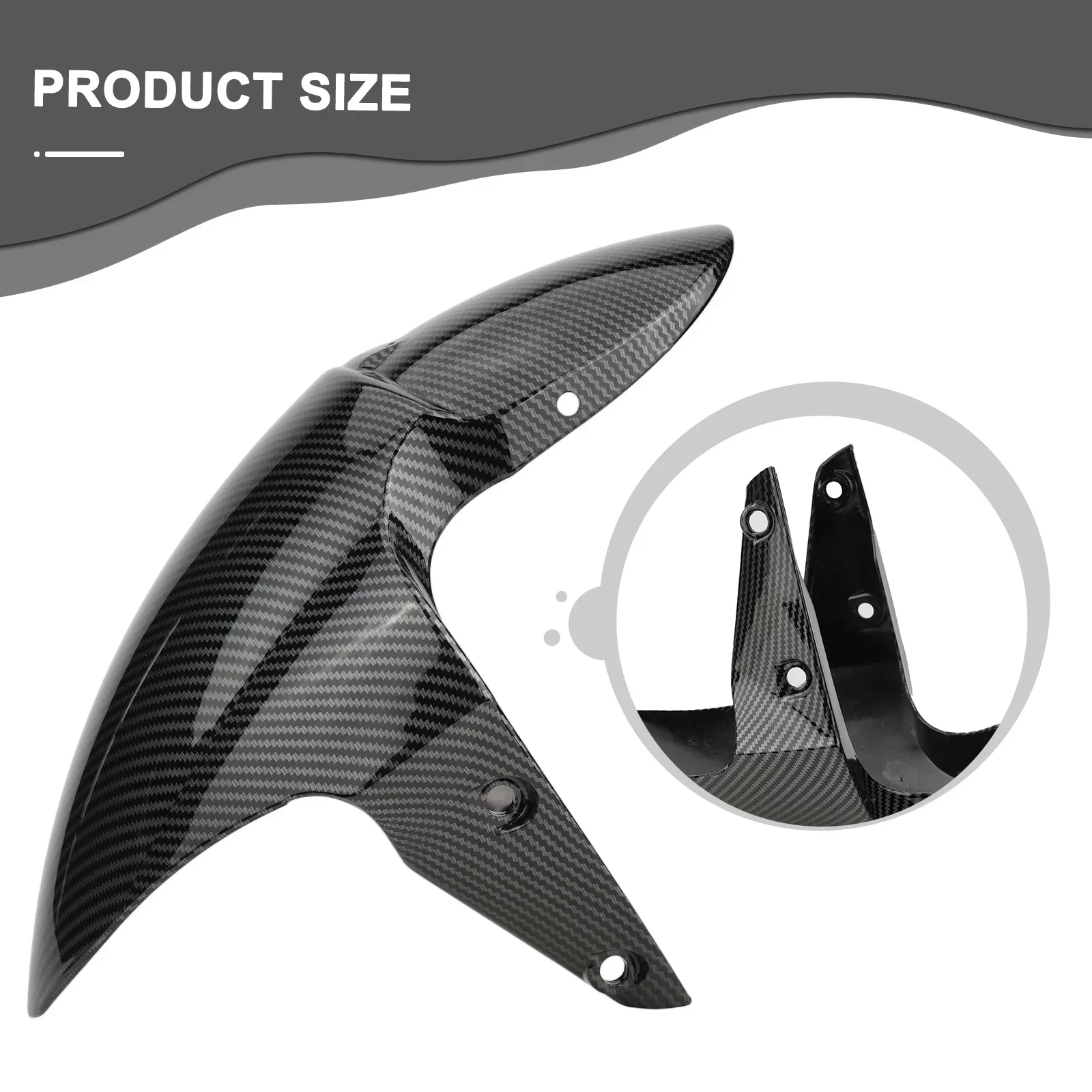 

Front Tire Mudguard Guard Hugger Carbon Fiber For Daytona 675 / 675R 2006-2012 Motorcycle Accessories